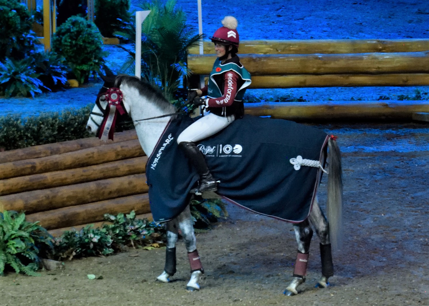 Holly Jacks' Winning Ride in the Indoor Eventing at the 2022 Royal Agricultural Winter Farm - Photo Credit: Ben Radvanyi, Canada's Royal Agricultural Winter Fair